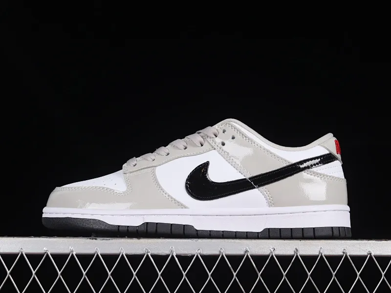 All Categories Nk SB Dunk Series Nk SB Dunk Low Low-top sneakers Cost-effective version Nk Dunk Low "Light Iron Ore" Patent leather gray SB low-top sports and leisure sneakers DQ7576-001